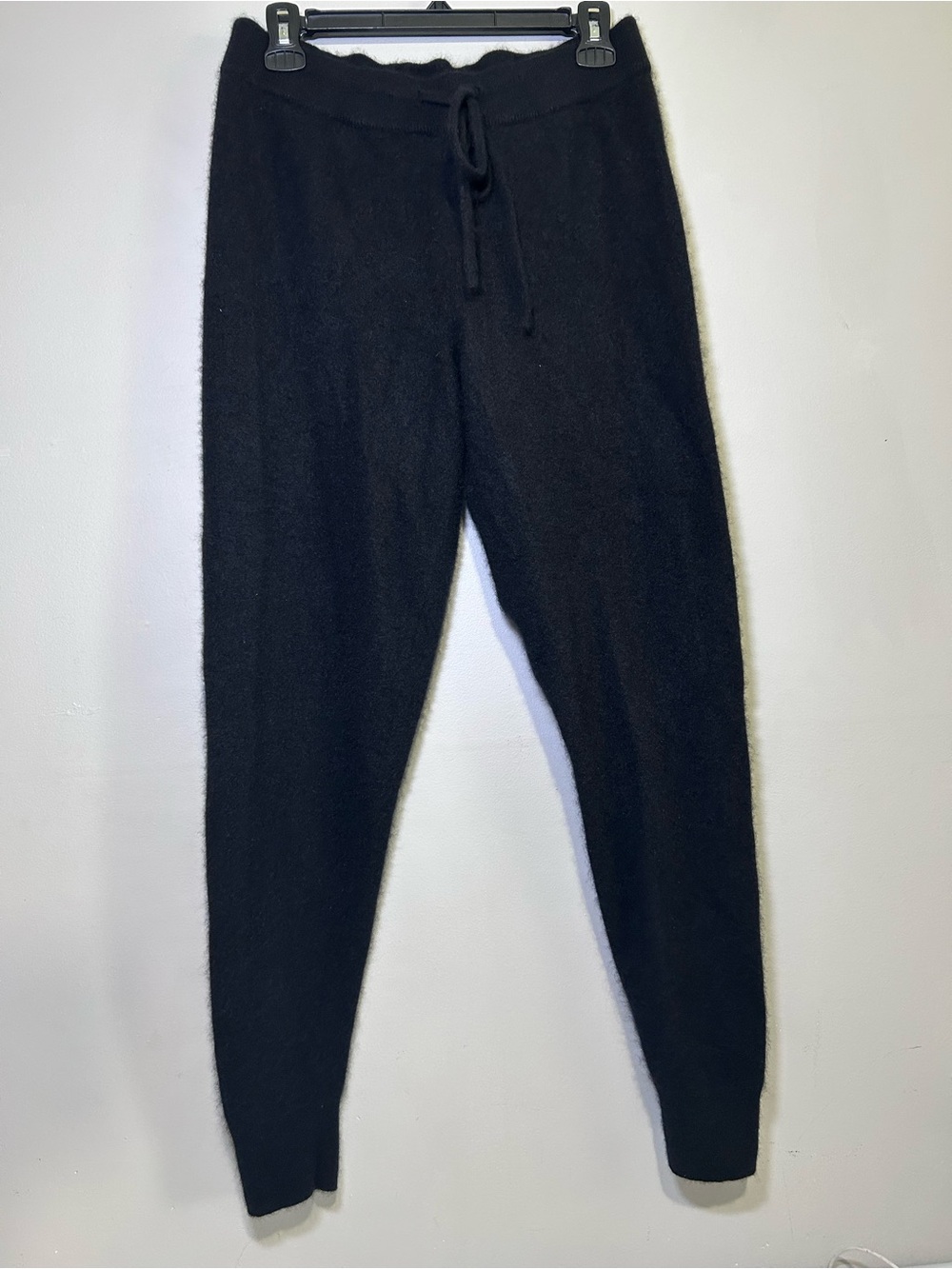 Charter Club Luxury 100% Cashmere Black Jogger Pants Women’s Medium Drawstring